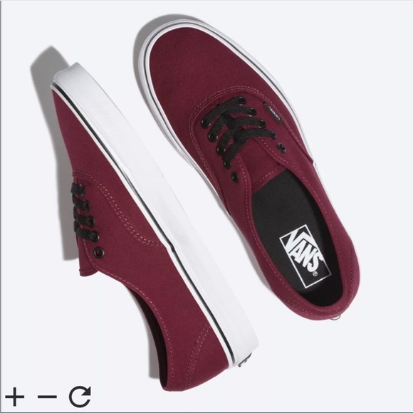 Maroon Skater Vans - Picture 9 of 11